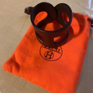 Hermès Leather Bracelet